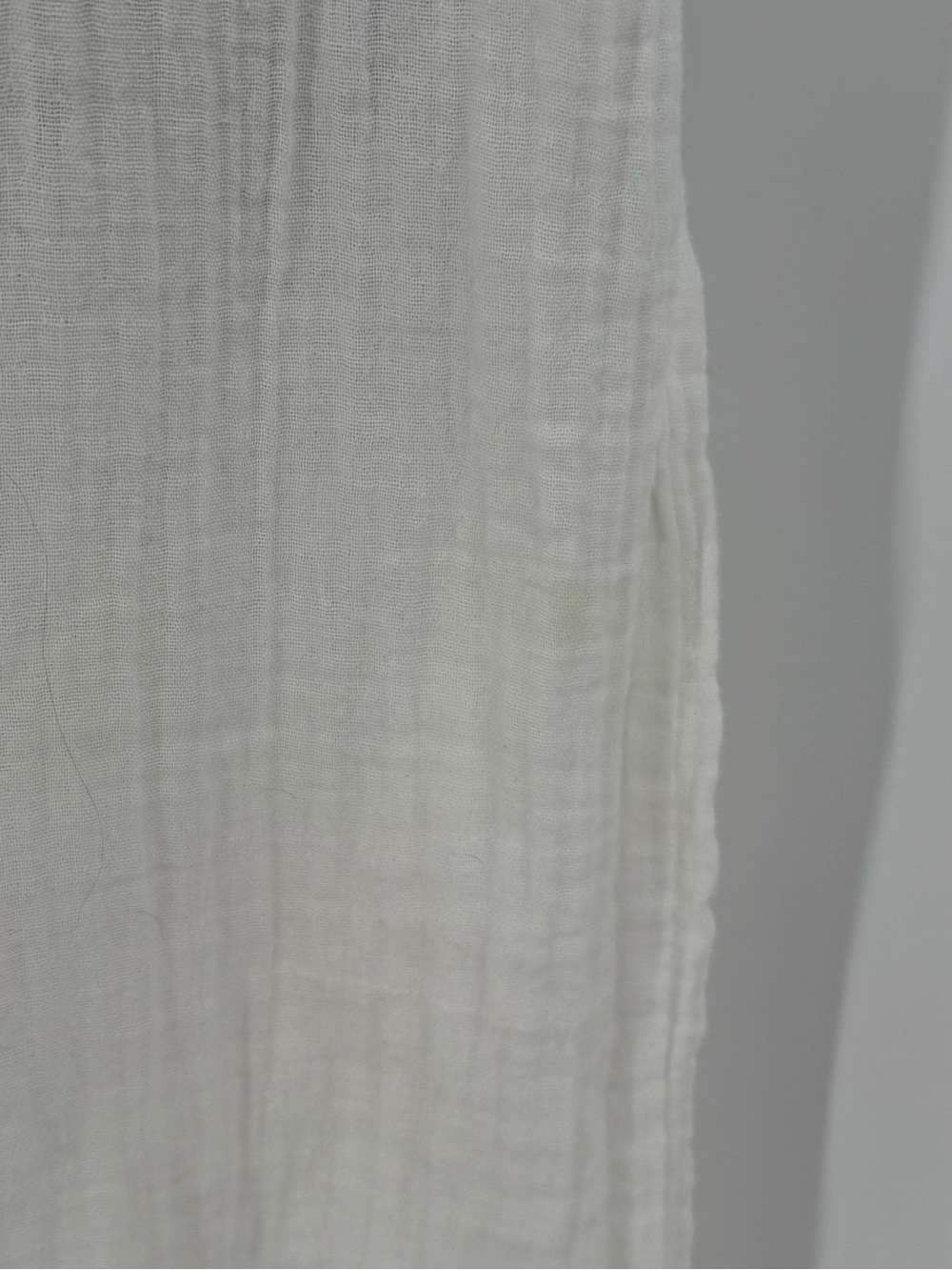 Stark X Cotton Gauze Kimono Sleeve Jumpsuit | White | Medium - Picture 8 of 11